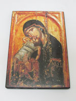 Православная икона Взыграние Младенца