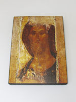 Православная икона Спас из Звенигородского Чина (Рублев 15 век) 