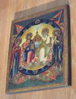 Православная икона Троица Новозаветная (Отечество)