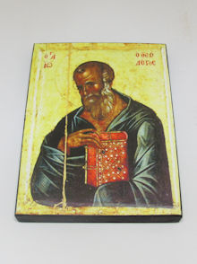 Иконы под старину. Евангелист Иоанн (Византия 14 век)