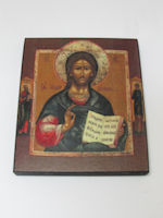 Православная икона Господь Вседержитель 19 век