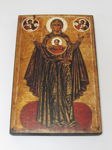 Иконы под старину. Мирожская икона Божией Матери