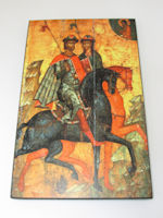 Православная икона Благоверные князья Борис и Глеб