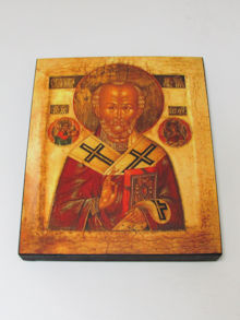 Иконы под старину. икона Святого Николая Чудотворца